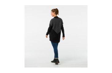 Image of Smartwool Moon Ridge Sweater Wrap-Women's, Black, Extra Small, SW000314001-XS