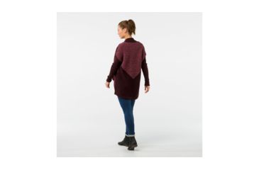 Image of Smartwool Moon Ridge Sweater Wrap-Women's, Fig, Extra Small, SW000314A13-XS