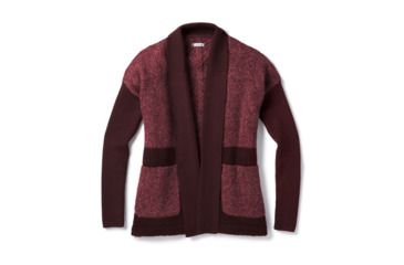 Image of Smartwool Moon Ridge Sweater Wrap-Women's, Fig, Extra Small, SW000314A13-XS