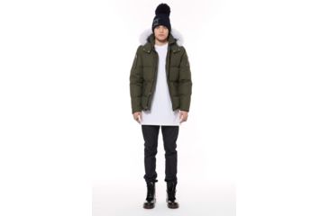 Image of Moose Knuckles 3Q Jacket - Mens, Army/Natural Fox, Extra Large, MK2228-M3Q-774-XL