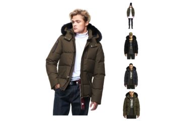 Image of Moose Knuckles 3Q Jacket - Men's, Army/Black Fox, Army/Natural Fox, Black/Black Fur, Navy/Black Fur, Olive/Black Fur