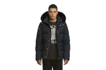 Image of MooseKnuckles3QJacket-Men's-Navy/BlackFur-Medium,328334
