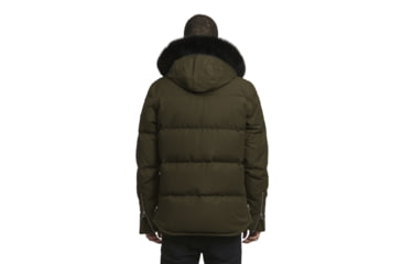 Image of Moose Knuckles 3Q Jacket - Men's-Olive/Black Fur-Medium, 426475