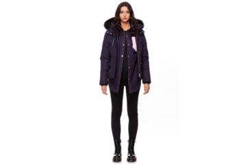 Image of Moose Knuckles 3Q Jacket Women's, Abyss / Black Fur, L, MK2229L3Q-523-L