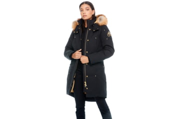 Image of Moose Knuckles Grand Metis Parka, Black / Gold Fur, XS, M39LP203GH-294-XS