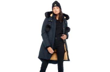 Image of Moose Knuckles Grand Metis Parka, Navy / Black Fur, XS, M39LP203G-402-XS