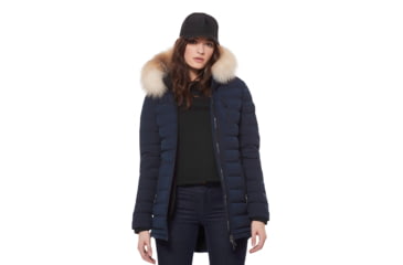 Image of Moose Knuckles Roselawn Jacket, Navy / Crystal Fox, L, MK8517LFFH-833-L