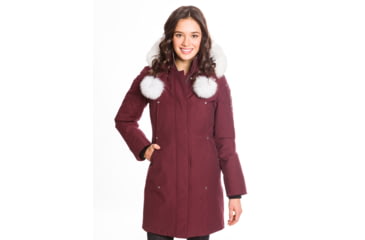 Image of Moose Knuckles Stirling Parka - Women's-Oxblood-Large