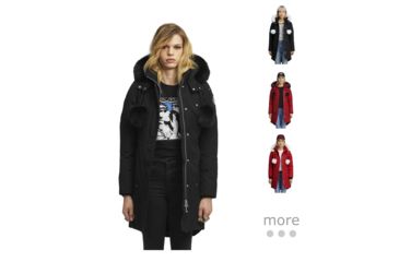 Image of Moose Knuckles Stirling Parkas - Women's, Black/Black Fur, Black/White Fur, Deep Red/Black Fur, Deep Red/White Fur, Granite/Black Fur, Jasper Blue/Black Fur