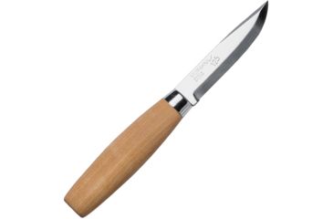 Image of Mora Classic 125 Birch Handle Fixed Blade Knife, 7.25in, 3.25in, Standard Edge, Mirror Polish, Birch Wood Handle FT01770