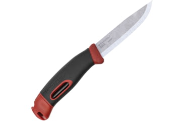 Image of Morakniv Companion Spark Red Knife, 4" satin finish stainless blade, Red polypropylene handle, M-13571