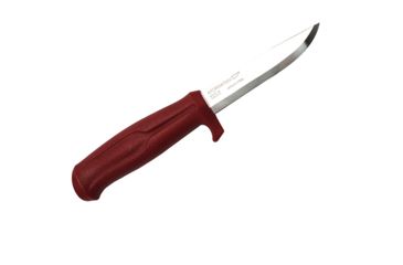 Image of Mora Craftline Q Allround Fixed Blade Knife, 511, Red Plastic Handle, 3.8in. Blade 194990