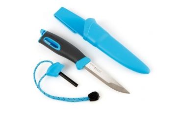 Image of Swedish FireKnife with Intergrated Swedish Firesteel-Cyan Blue