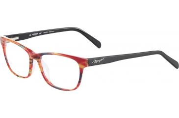 Image of Morgan 201106 Progressive Prescription Eyeglasses, Red Black Frame, 201106-4225PR
