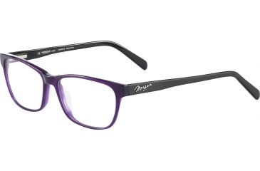 Image of Morgan 201106 Progressive Prescription Eyeglasses, Violet Black Frame, 201106-4226PR