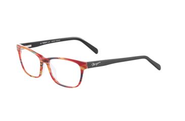 Image of Morgan 201106 Progressive Prescription Eyeglasses, Red Black Frame, 201106-4225PR