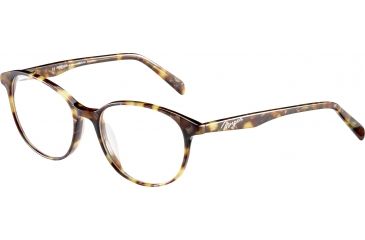 Image of Morgan 201110 Progressive Prescription Eyeglasses, Brown Yellow Tortoise Frame, 201110-4316PR