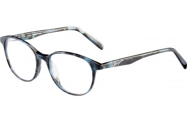 Image of Morgan 201110 Progressive Prescription Eyeglasses, Petrol Stucture Frame, 201110-4318PR