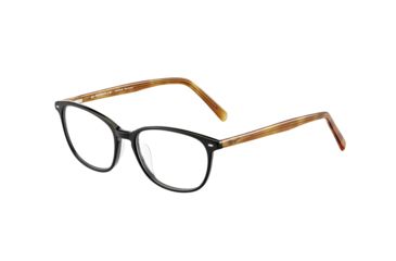 Image of Morgan 201118 Progressive Prescription Eyeglasses, Black Matte/Havana Frame, 201118-8840PR