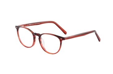 Image of Morgan 201121 Single Vision Prescription Eyeglasses, Dark Red Gradient Frame, 201121-4396SV