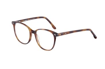 Image of Morgan 201122 Single Vision Prescription Eyeglasses, Brown Havana Frame, 201122-6311SV