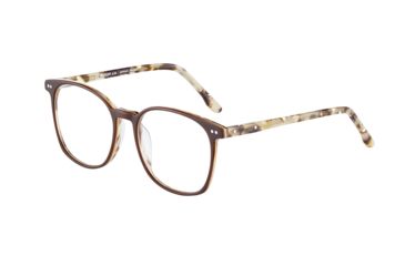 Image of Morgan 201123 Progressive Prescription Eyeglasses, Dark Brown Frame, 201123-4434PR
