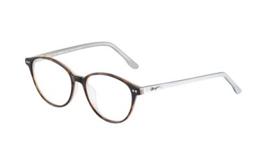 Image of Morgan 201124 Single Vision Prescription Eyeglasses, Brown Havana Frame, 201124-4474SV