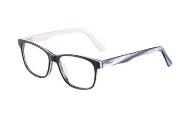 Image of Morgan 201126 Progressive Prescription Eyeglasses, Black On Grey Structure Frame, 201126-4059PR