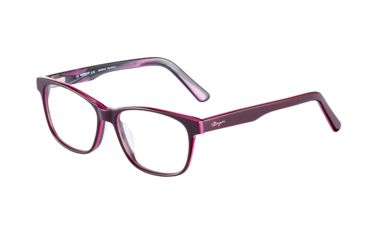 Image of Morgan 201126 Single Vision Prescription Eyeglasses, Dark Red On Pink Frame, 201126-4061SV