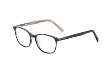 Image of Morgan 201128 Progressive Prescription Eyeglasses, Black On Grey Structure Frame, 201128-4063PR