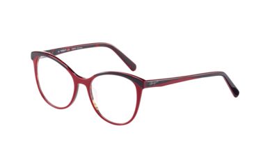 Image of Morgan 201132 Bifocal Prescription Eyeglasses, Brown Havana/Red Frame, 201132-4508BI