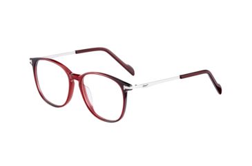Image of Morgan 202005 Single Vision Prescription Eyeglasses, Dark Red Gradient Frame, 202005-4470SV