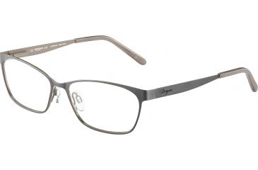 Image of Morgan 203154 Single Vision Prescription Eyeglasses, Grey Beige Frame, 203154-534SV