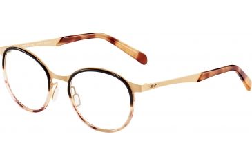Image of Morgan 203163 Progressive Prescription Eyeglasses, Red Beige Frame, 203163-1004PR