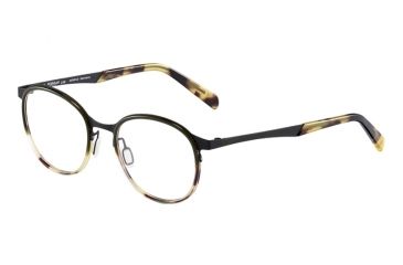 Image of Morgan 203163 Progressive Prescription Eyeglasses, Black Frame, 203163-1006PR