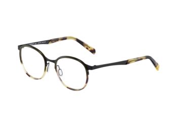 Image of Morgan 203163 Progressive Prescription Eyeglasses, Black Frame, 203163-1006PR