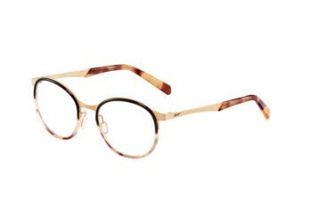 Image of Morgan 203163 Progressive Prescription Eyeglasses, Red Beige Frame, 203163-1004PR