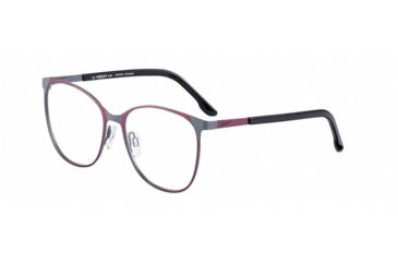 Image of Morgan 203169 Progressive Prescription Eyeglasses, Red/Grey Frame, 203169-1021PR