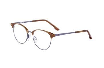 Image of Morgan 203171 Single Vision Prescription Eyeglasses, Brown Havana Frame, 203171-6264SV