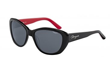 Image of Morgan Prescription Sunglasses 207160 Bifocal Red Frame Black Lens