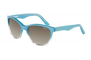 Image of Morgan Prescription Sunglasses 207161 Bifocal Teal Frame Brown Lens