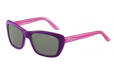 Image of Morgan 207163 Progressive Purple Frame Black Lens