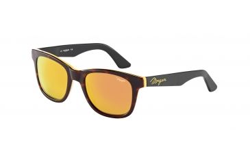 Image of Morgan 207172 Progressive Brown Frame Brown W/ Yellow/Orange Mirror