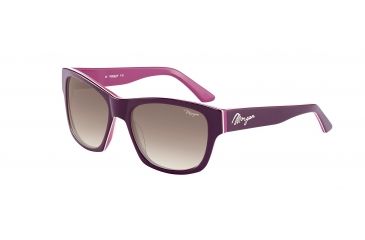 Image of Morgan 207175 Single Vision Black Frame Brown Gradient Lens