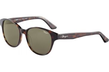 Image of Morgan 207180 Single Vision Prescription Sunglasses, Dark Brown Havana Frame, 207180-8940SV