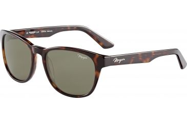 Image of Morgan 207181 Sunglasses, Dark Brown Havana Frame, Grey Green Lens, 207181-8940