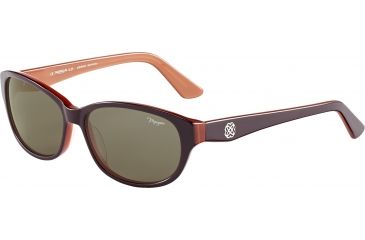 Image of Morgan 207183 Single Vision Prescription Sunglasses, Aubergine Orange Frame, 207183-6915SV