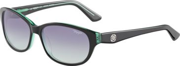 Image of Morgan 207183 Single Vision Prescription Sunglasses, Black Petrol Frame, 207183-6914SV