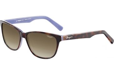 Image of Morgan 207185 Sunglasses, Brown Havana on Purple Frame, Brown Gradient Lens, 207185-6904