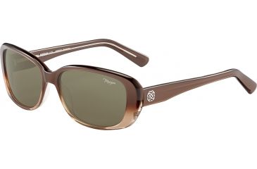 Image of Morgan 207187 Sunglasses, Brown Gradient Frame, Olive Green Lens, 207187-6747